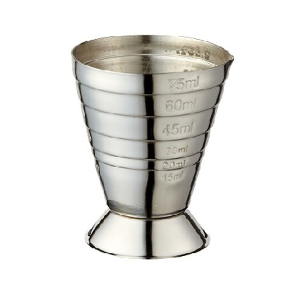 Jigger multi mesure Casual Accessoires 15 à 75 ml, photo fournisseur sur fond blanc