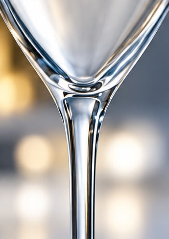 Flûte à champagne Chef & Sommelier Grands Cépages 25 cl, gros plan sur le pied