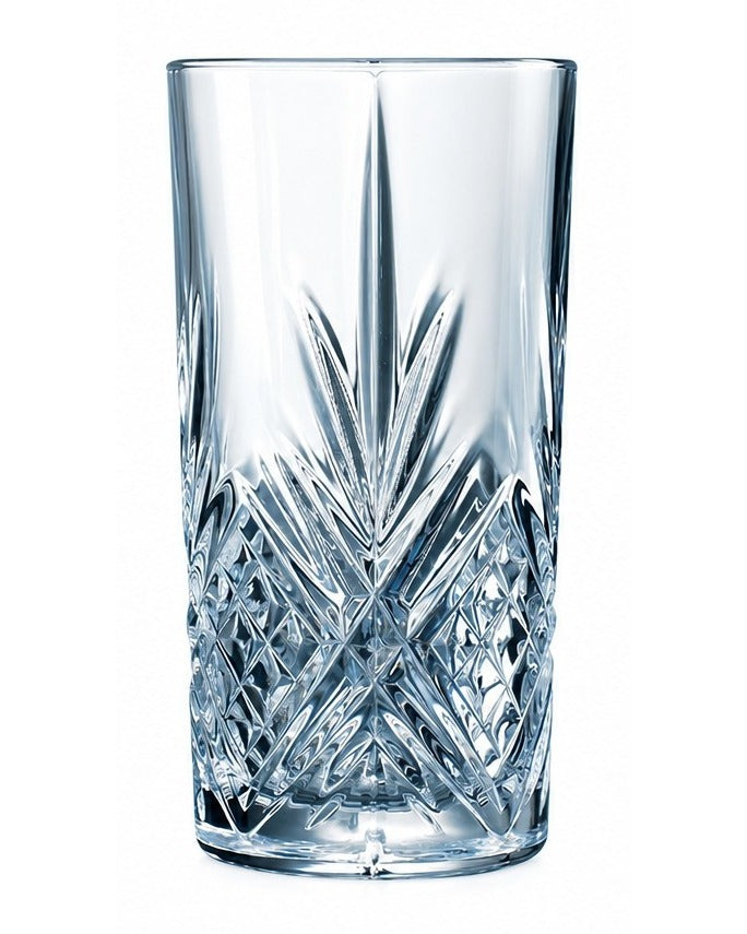 Long drink Arcoroc Broadway 28 cl, vu de face sur fond clair
