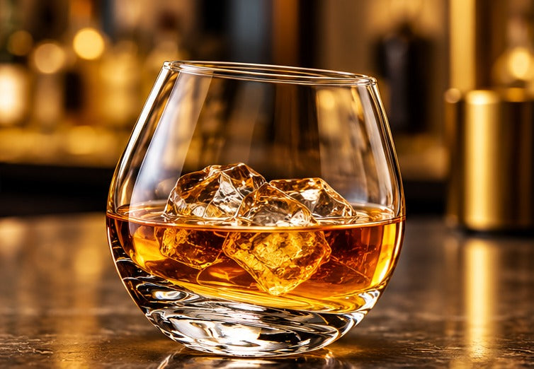 Verre short drink Urban Bar Rocking Whisky 30 cl, avec du whisky et un zeste d'orange
