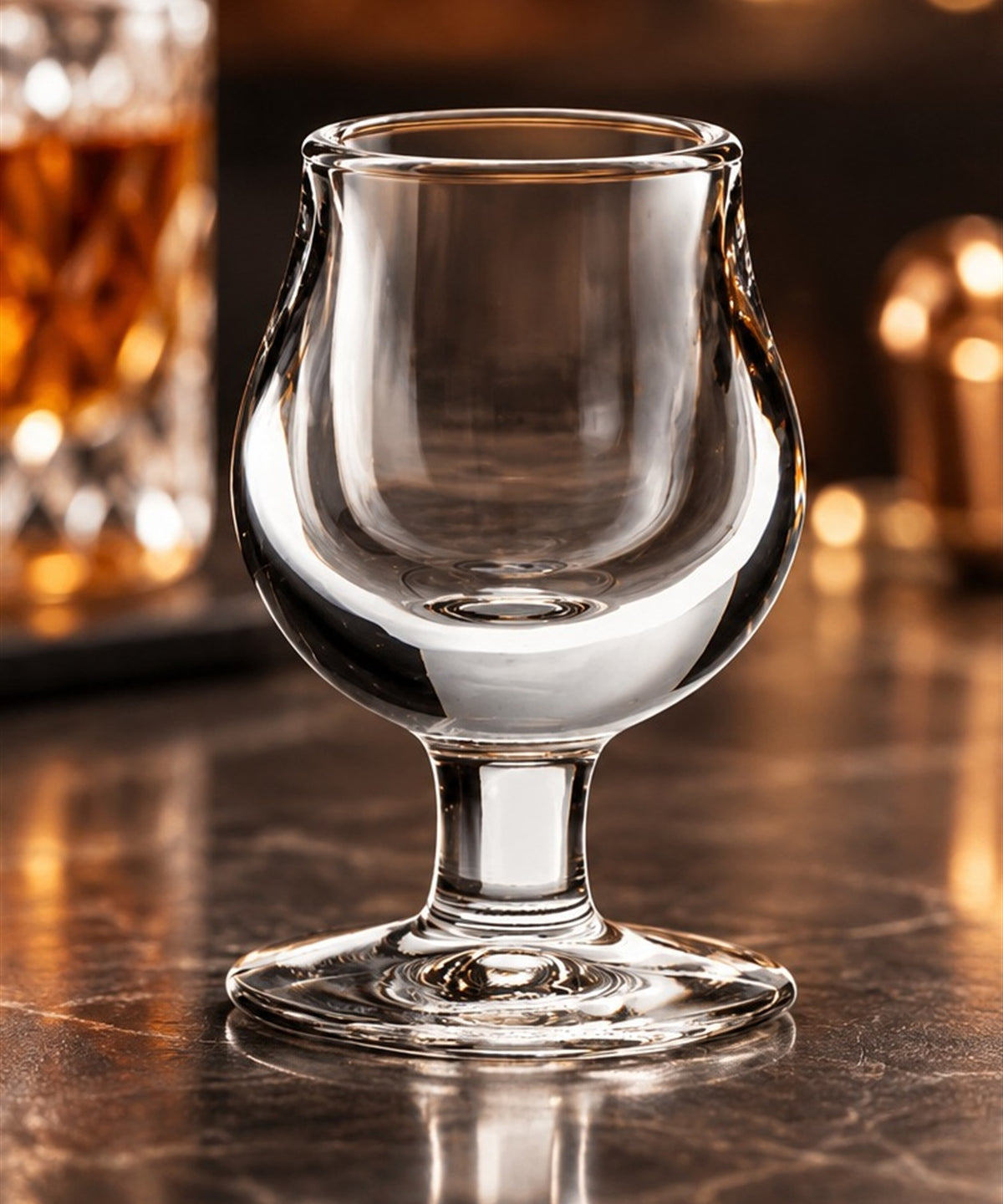 Verre à liqueur La Rochère Déguster 2 cl, vu de face sur fond clair