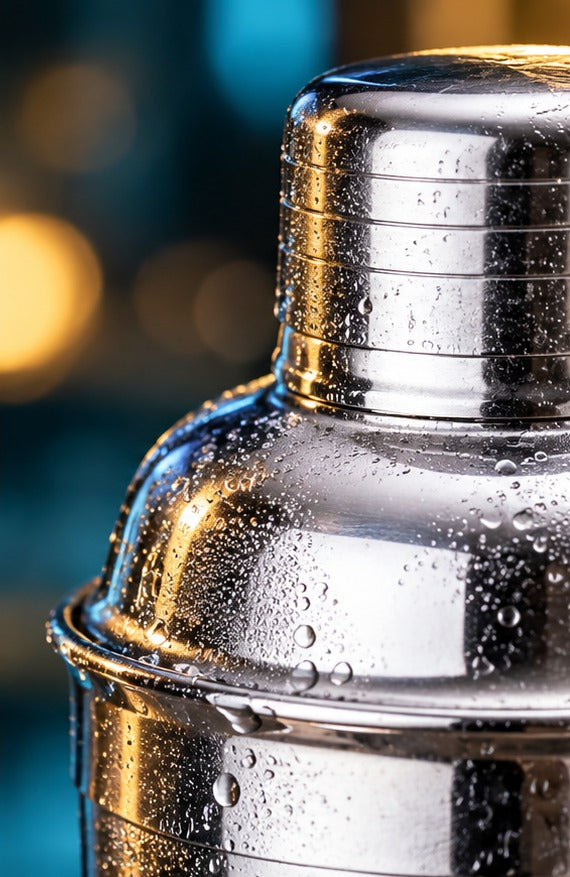 Shaker 3 pièces Beaumont 75 cl, gros plan sur le couvercle