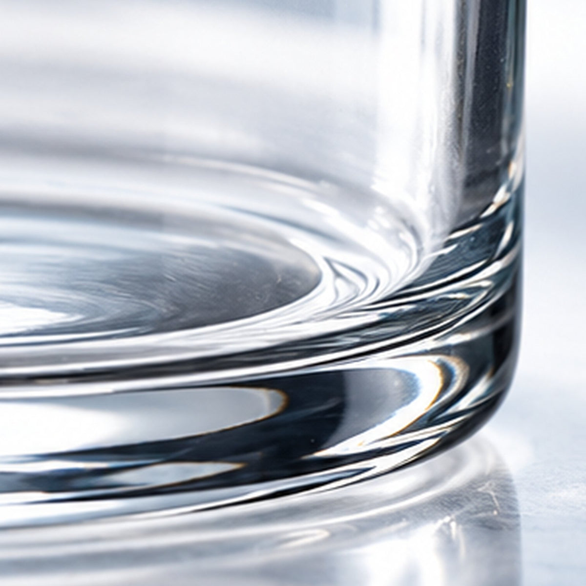 Gros plan sur le fond du verre Top Class
