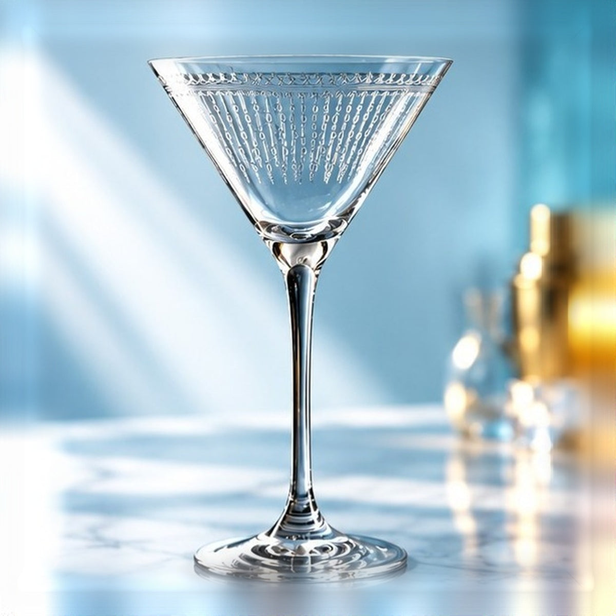 Verre à martini Urban Bar Retro 1920 21 cl, vu de face sur fond clair