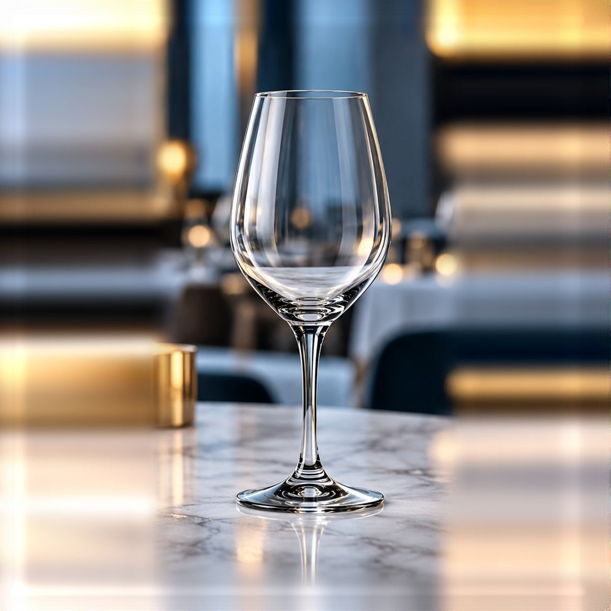 Verre à vin Spiegelau L'expert 26 cl, vu de face sur fond clair