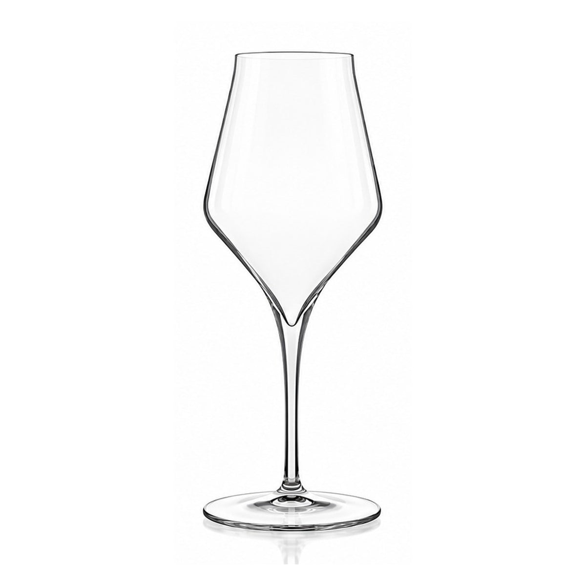 Verre à vin Luigi Bormioli Supremo 55 cl, vu de face sur fond clair