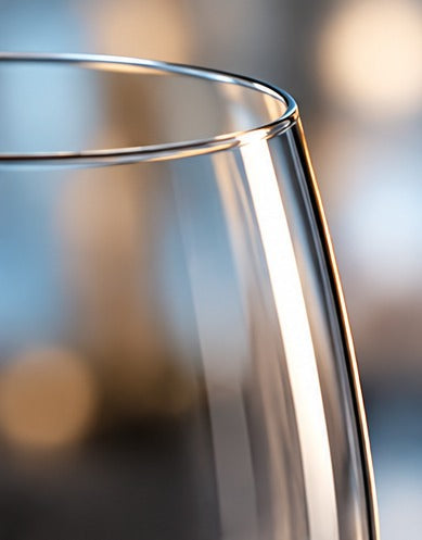 Verre à vin Spiegelau Soirée 40 cl, gros plan sur le bord