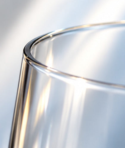 Verre à vin Luigi Bormioli Sublime 28 cl, gros plan sur le bord