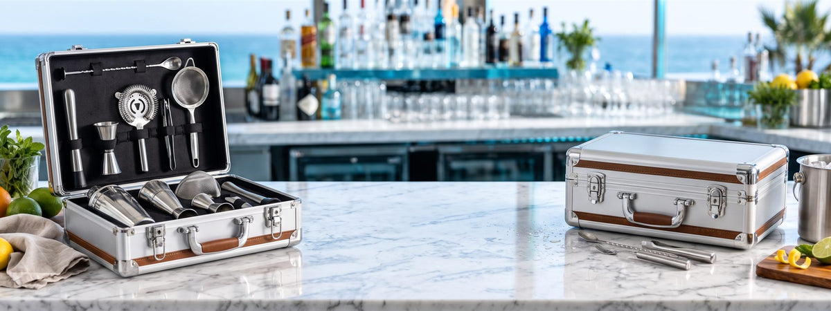 Mallettes de bar : matériel et verrerie de bar professionnels BWA pour CHR, hétels et restaurants