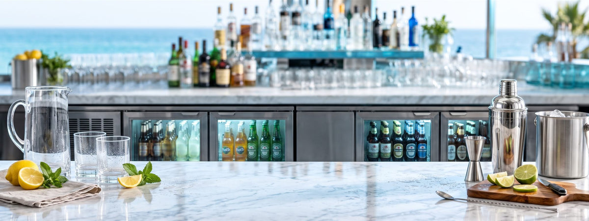 Réfrigérateurs : matériel et verrerie de bar professionnels BWA pour CHR, hétels et restaurants