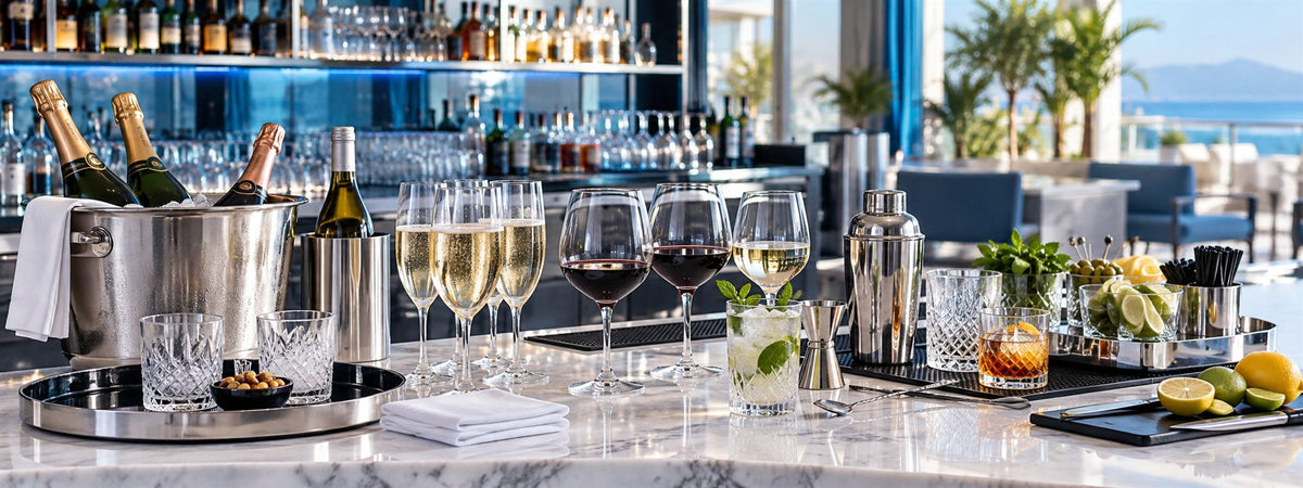 Starter pack hôtel BWA : verrerie et matériel de bar pour hôtels