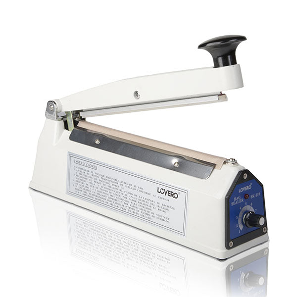 Scelleur de sac électrique 21 cm 220 V - Soldadura: 21 x 2 cm, 2.7kg. Total: 32 x 8 x 15 cm -