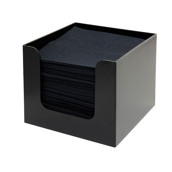 Conteneur de serviettes - 1 compartiment - Noir -