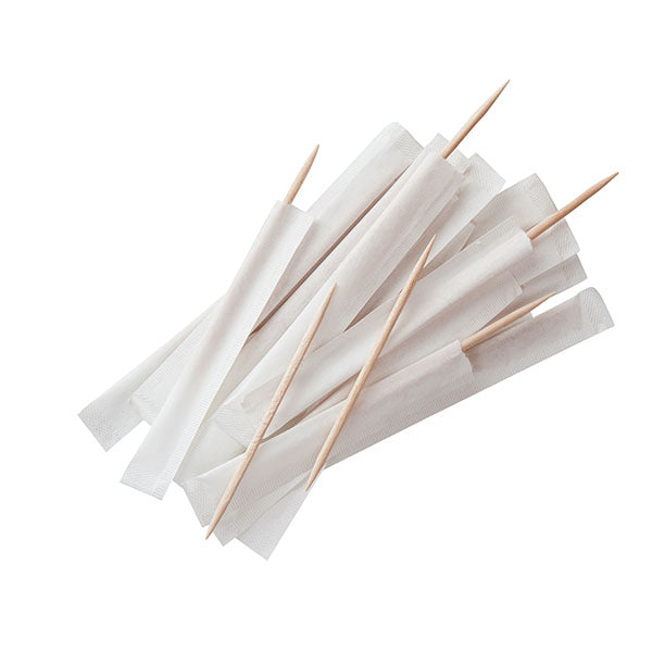 Cure dents emballés - Bois - x1000 -