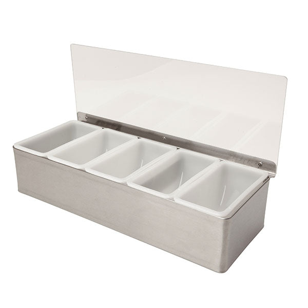 Rangement à condiments - 5 compartiments -