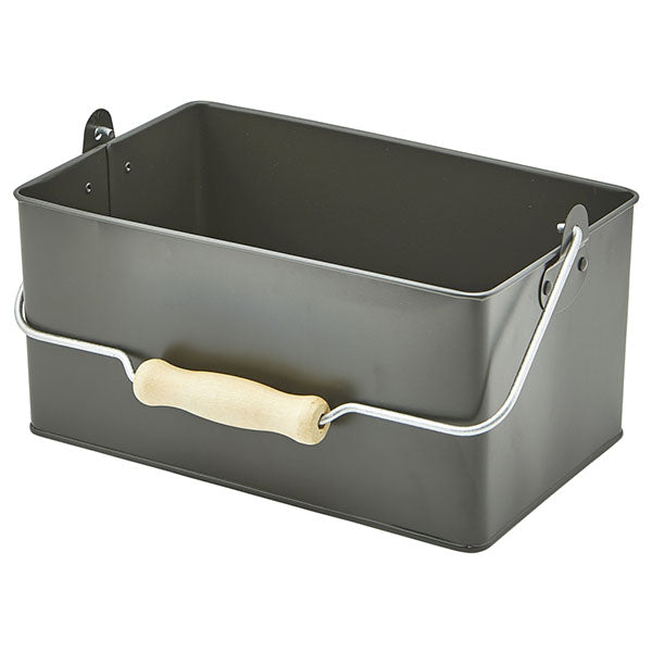 Table Caddy Rectangulaire - 24.5x15.5x12.5cm - Galvanised steel -