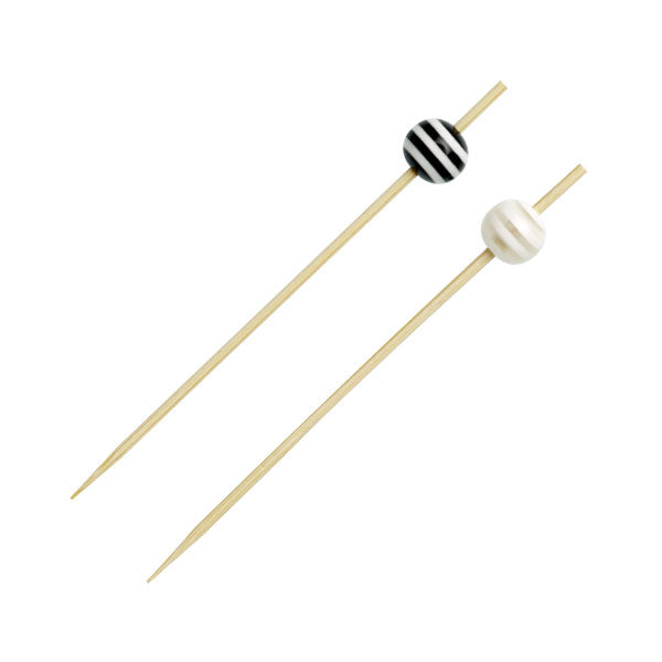 Pic en bambou - Candy - Blanc - 9cm - x100 -