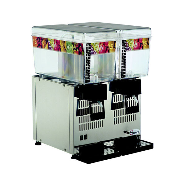 Distributeur de boissons réfrigérées - 2 bacs de 12L - Santos