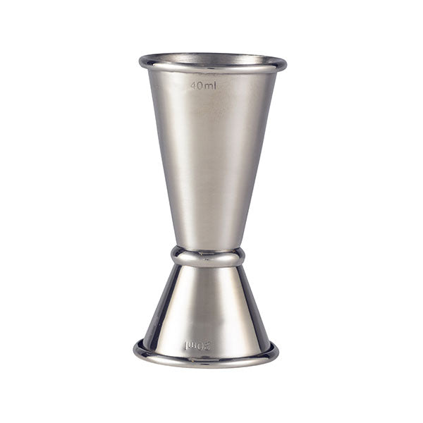 Jigger Genware EU Généraliste 20/40 ml, photo fournisseur sur fond blanc