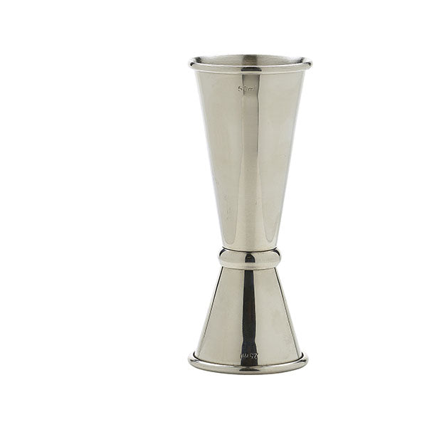 Jigger Genware EU 25/50 ml, photo fournisseur sur fond blanc