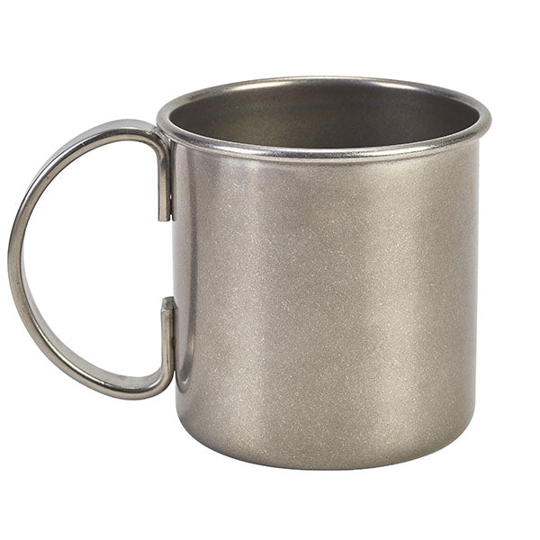 Mug droit Genware EU inox brossé 48 cl, photo fournisseur sur fond blanc