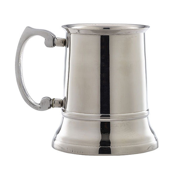Chope en métal Genware EU 45 cl, photo fournisseur sur fond blanc