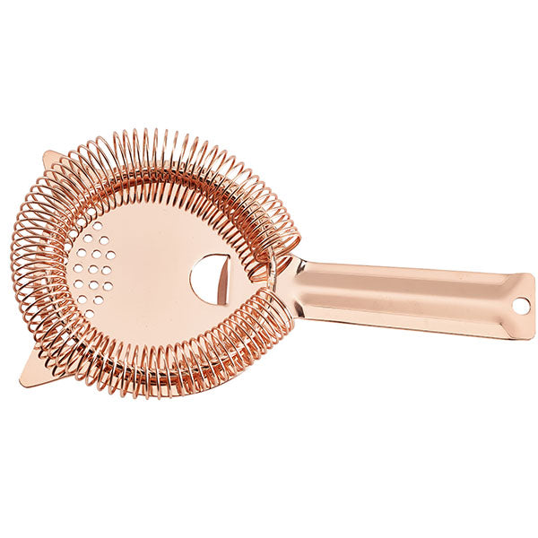 Strainer 2 crochets cuivre Genware EU, photo fournisseur sur fond blanc