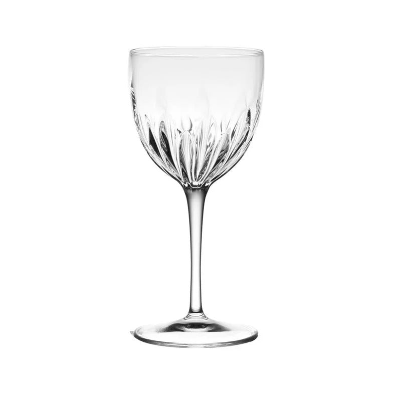 Verre Nick & Nora strié Luigi Bormioli 15 cl, photo fournisseur sur fond blanc