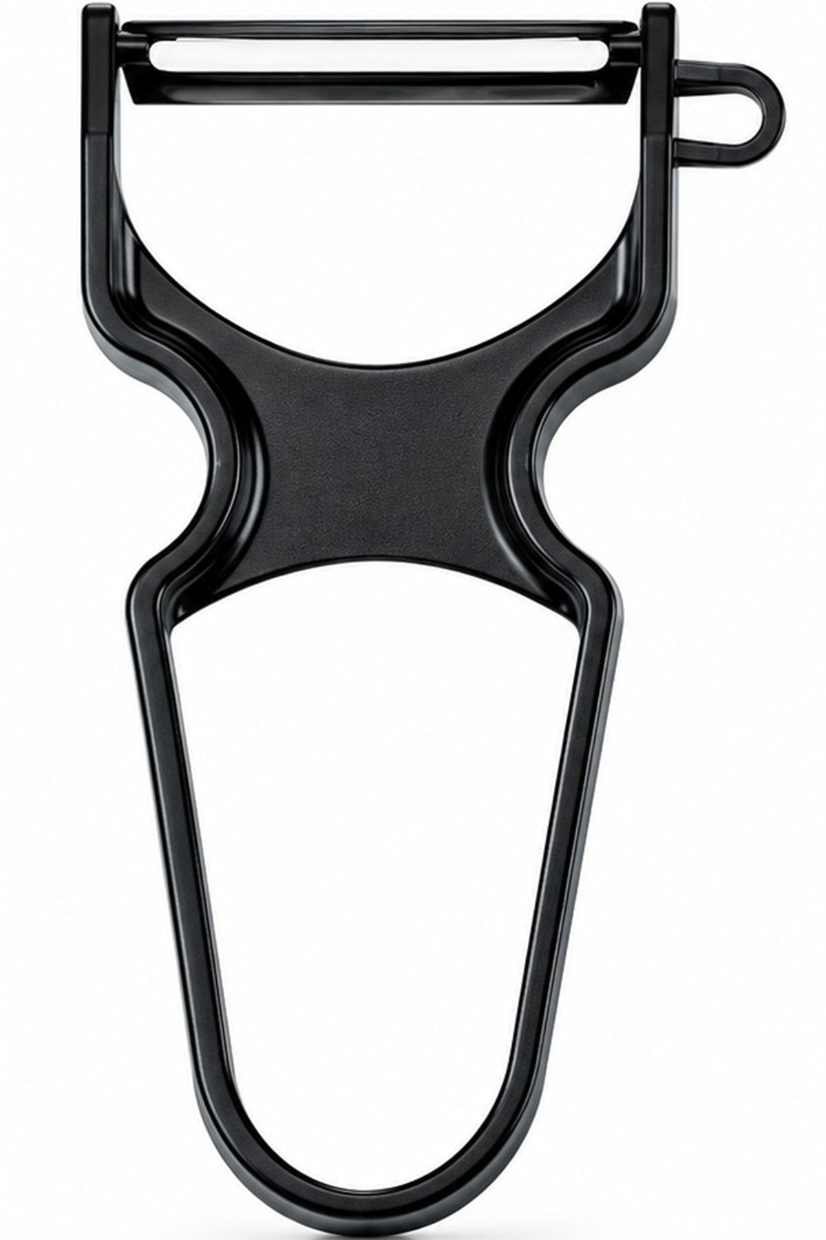 Économe Genware EU 15 cm, vu de face sur fond clair
