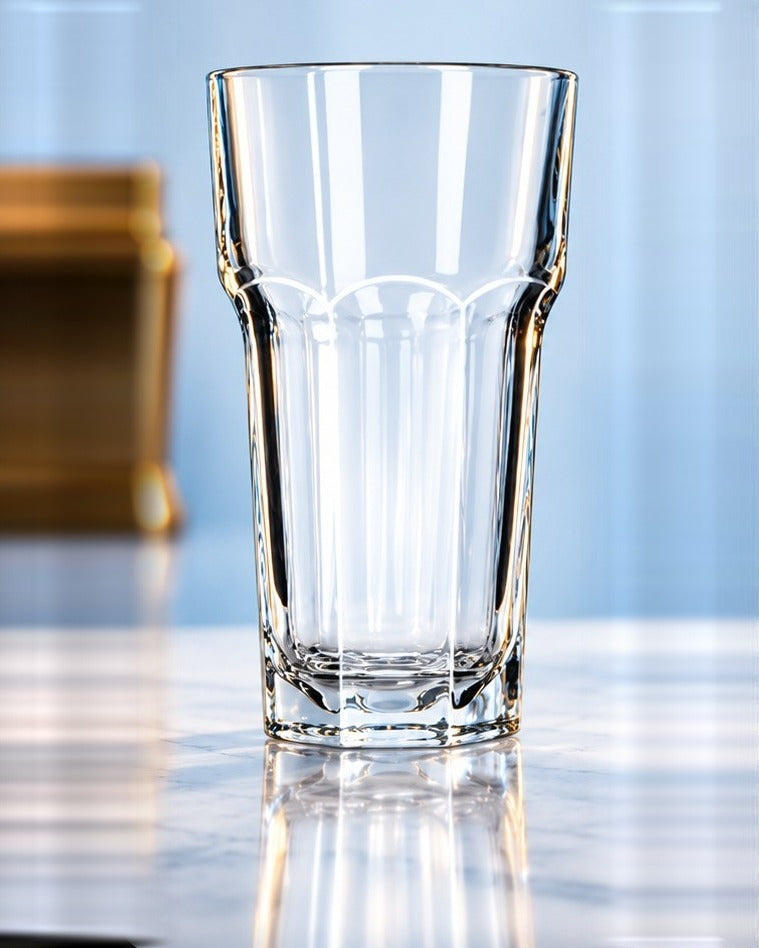 Verre long drink Libbey Gibraltar 35 cl, vu de face sur fond clair