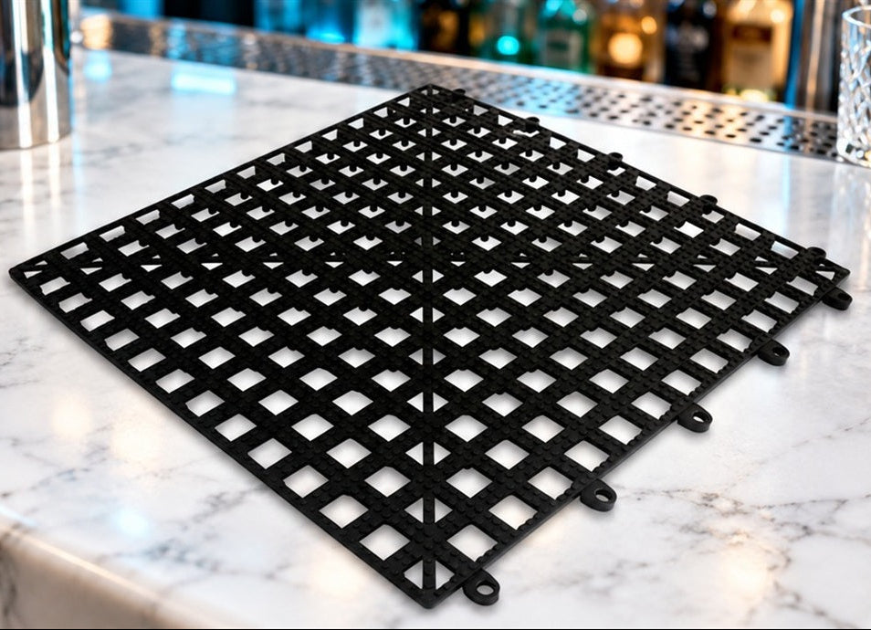 Tapis pour verres Beaumont 33 × 33 cm, vu de face sur fond clair