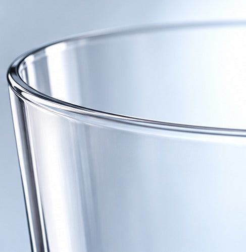 Verre à biere RBdrinks Incassable 33 cl, gros plan sur le bord