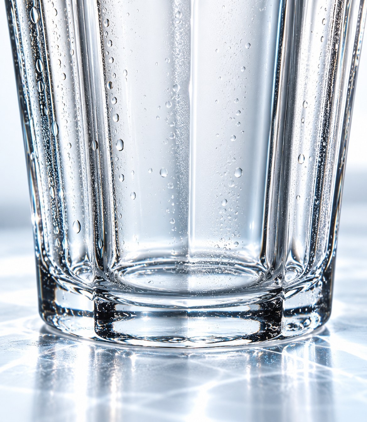 Gros plan sur la base du verre à bière Lehmann Craft