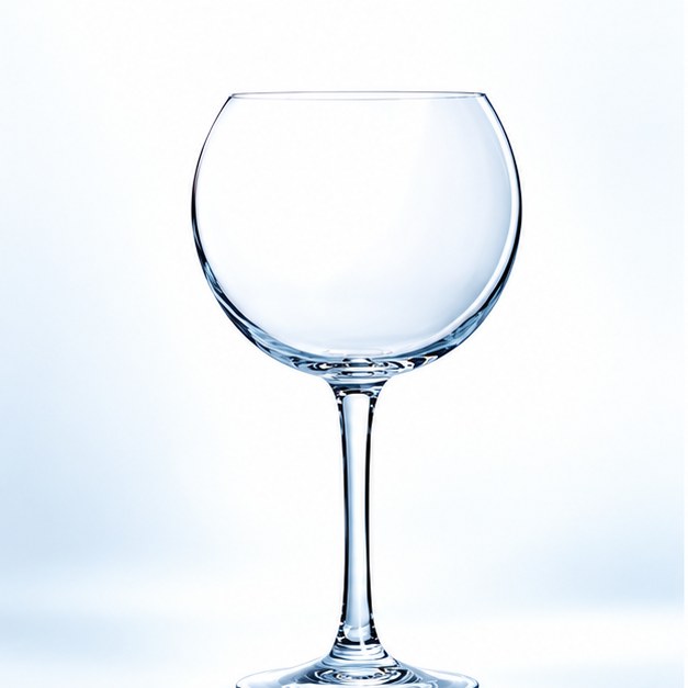 Verre à cocktail ballon Splendid 58 cl à pied fin, vu de face sur fond clair