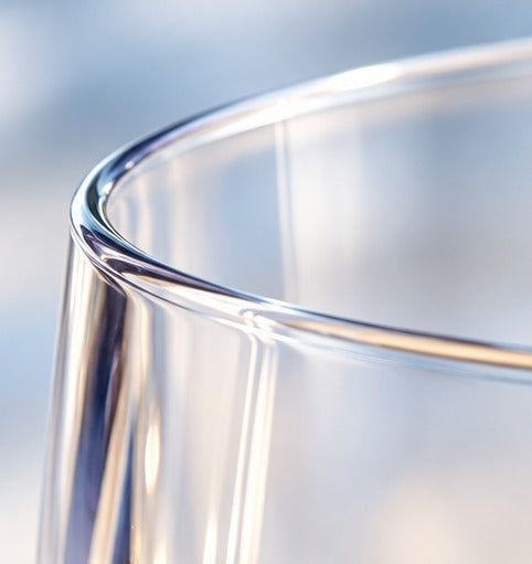 Verre à vin RBdrinks Incassable 25 cl, gros plan sur le bord