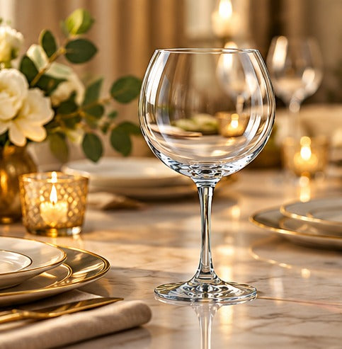 Verre à vin Chef & Sommelier Cabernet Ballon 47 cl, vide sur une table dressée