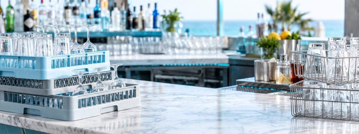 Casiers à verres : matériel et verrerie de bar professionnels BWA pour CHR, hétels et restaurants