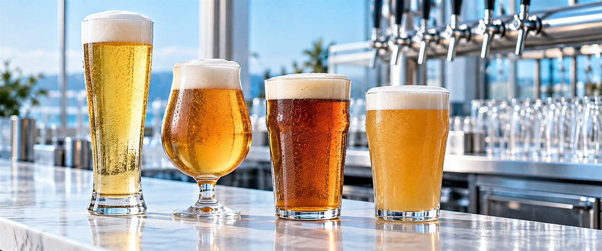 Verres à bière professionnels BWA pour CHR, bars et brasseries