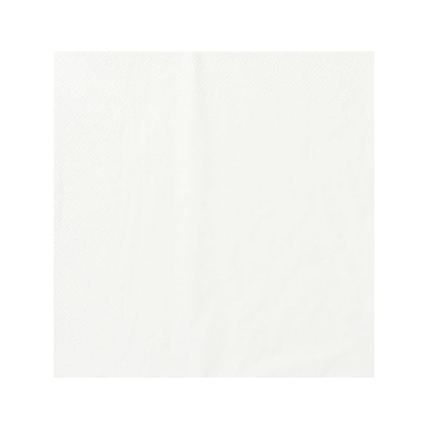 Serviettes (pack de 100) - Blanc - 20cmx20cm - N/A